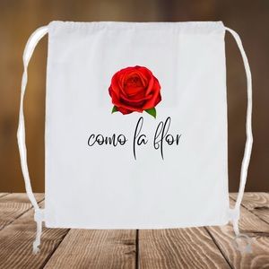 Canvas drawstring bag